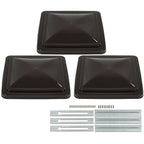 Set of 3 Replacement Roof Vent Covers for Camper RV Trailer
