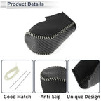 Shift Knob Cover Black Carbon Fiber Beige for BMW 3 Series (2004 - 2012)