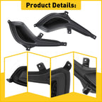 Set of 2 Front Bumper Fog Light Hole Covers for Hyundai Accent (2012-2017)