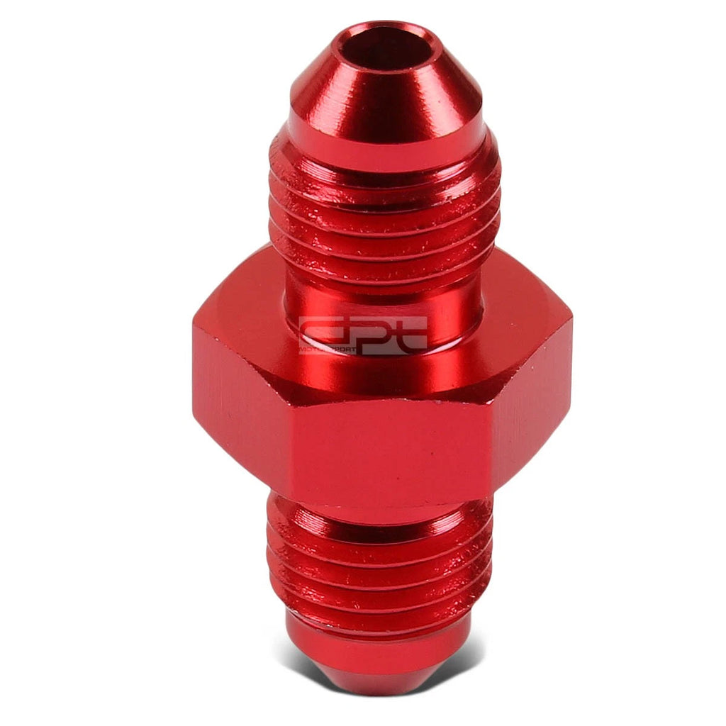 4AN Male Straight Coupler Adapter for Gas/Oil/H2O (Anodized)