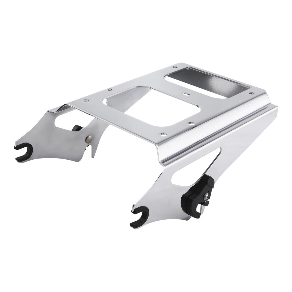 Chrome Quick Detach Two Up Mount Rack for Harley Touring Street Glide (2009–2013)