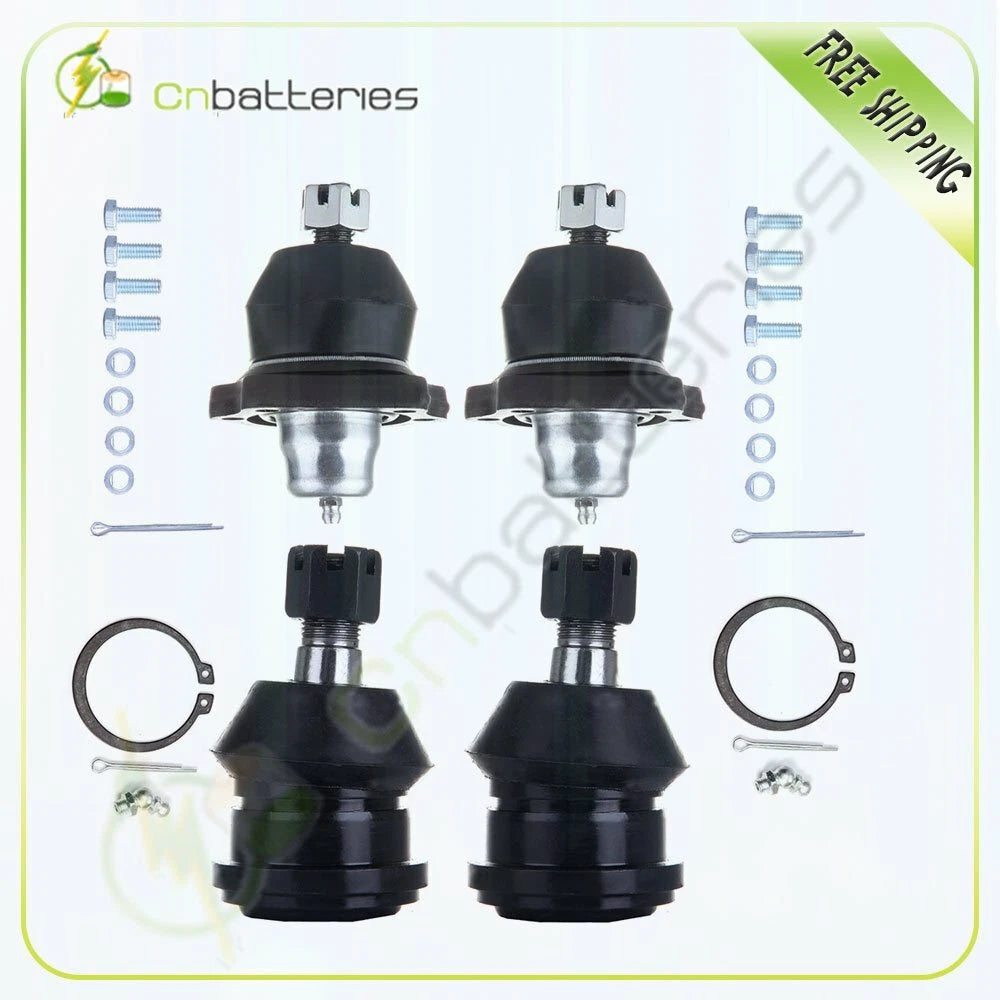 Set of 4 Front Suspension Upper & Lower Ball Joints for Nissan Pickup (1995–1997)