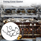 Set of 1 Timing Cover Gasket No. 68228480AA for Chrysler Dodge 3.6L V6