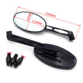 Black Oval Diamond Stem for Harley Touring Dyna Softail Fat Boy (All Years)
