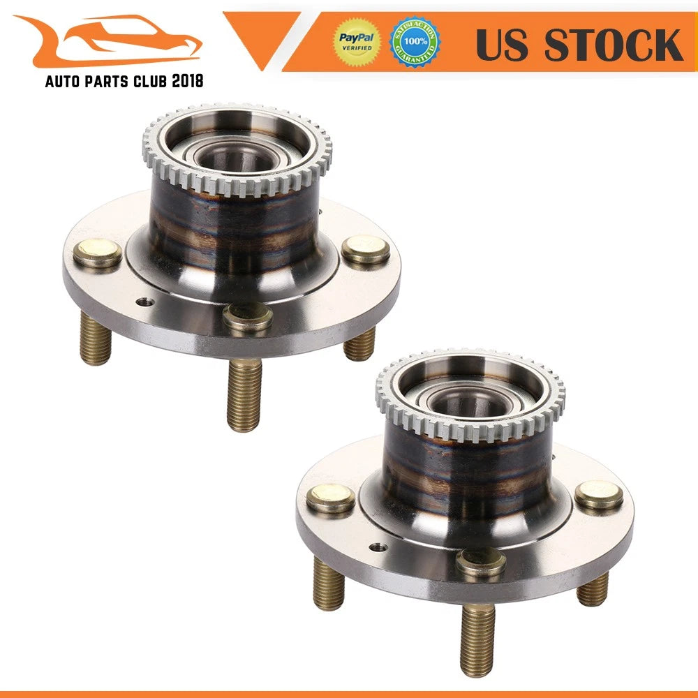 2X Rear Wheel Bearing Hub Assembly W/ABS for Pontiac G3 Wave Chevrolet Aveo (2004–2011)