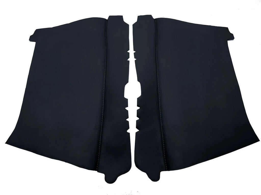 Door Panel Cover for Toyota 4Runner (2010–2020) PVC Leather Black