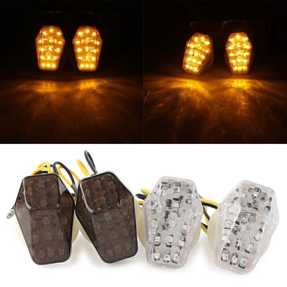 LED Turn Signal Light Indicators Amber for Suzuki GSXR600 750 1000 SV650 (2001-2023)