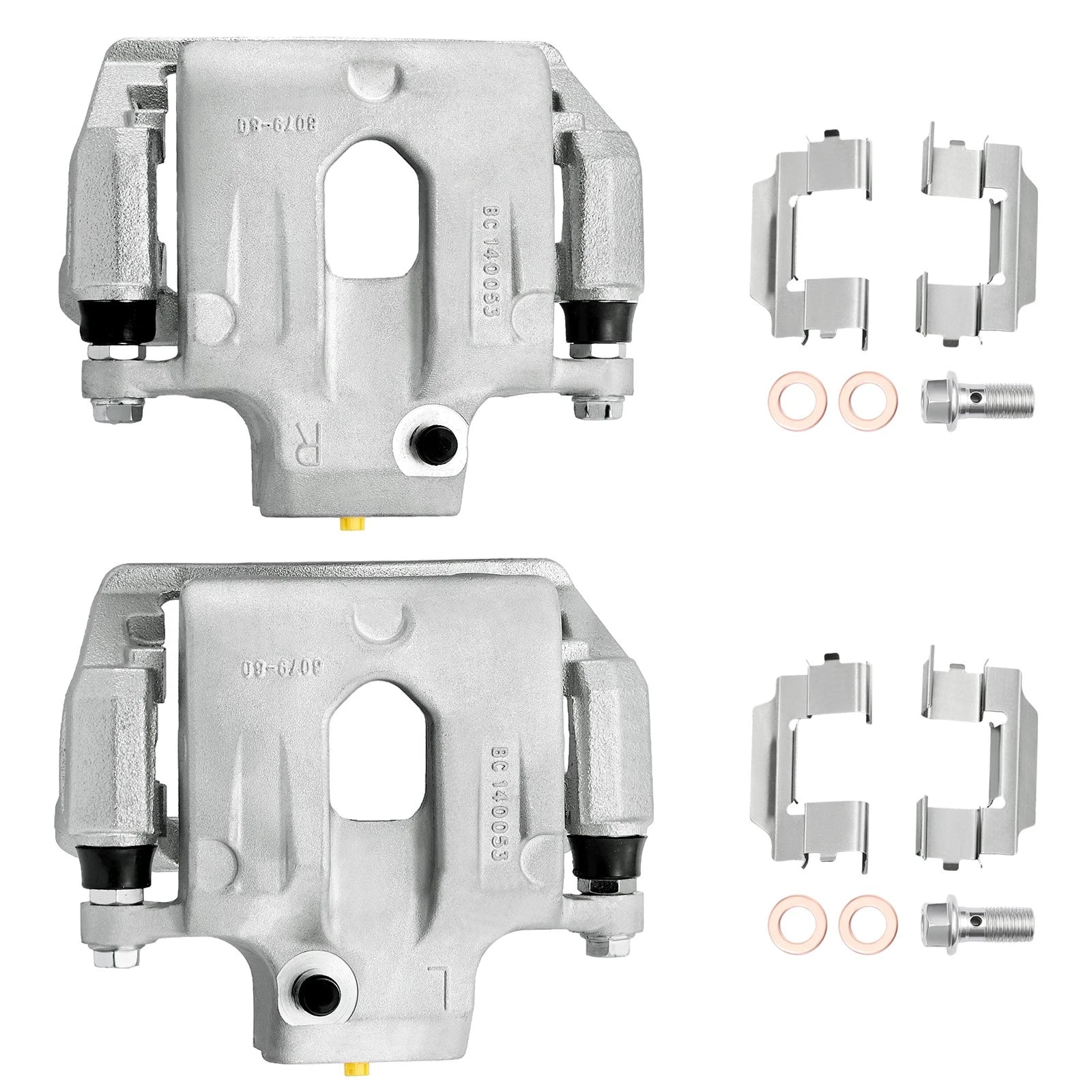 Rear Brake Calipers with Bracket Pair for GMC Envoy XUV (2004–2005)