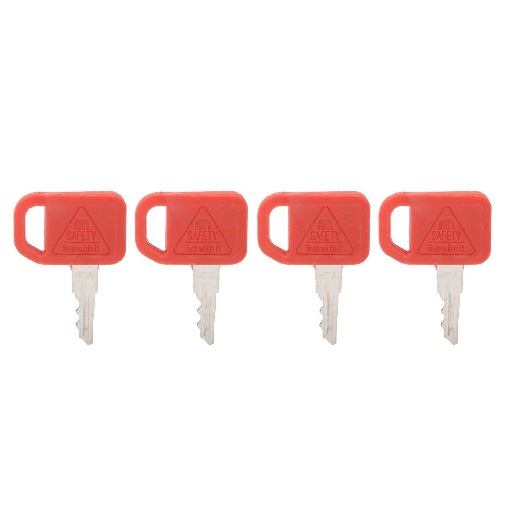 4Pcs Ignition Key T209428 KV13427 for John Deere Skid Steer & Loader (N/A)