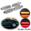 Clear Front Rear Side Marker Lights for Audi A7 S7 RS7 Quattro (2012–2018)