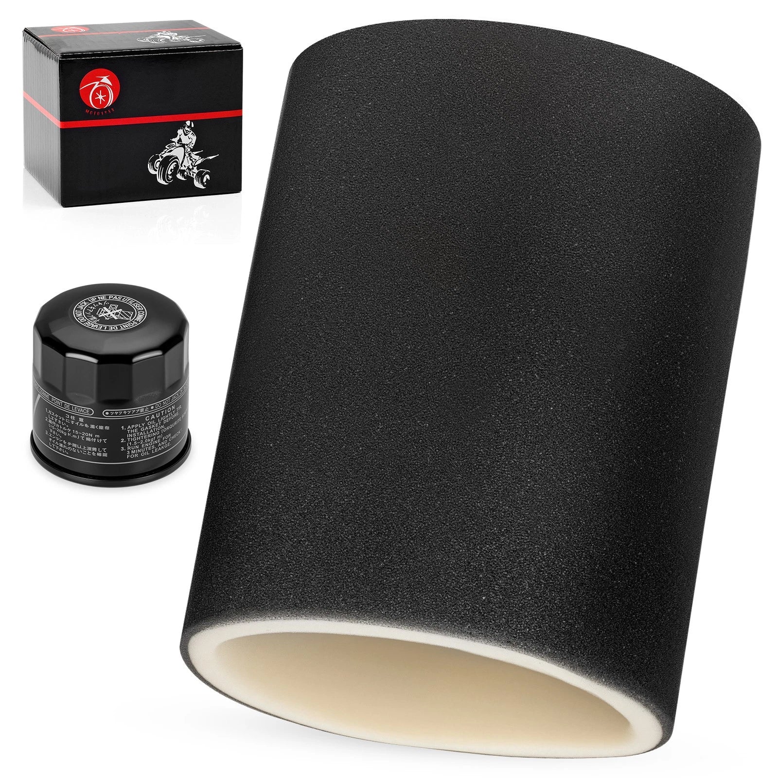 Air Filter & Oil Filter for Yamaha Viking 700 YXM700 YXC700 Wolverine 70 YXE70