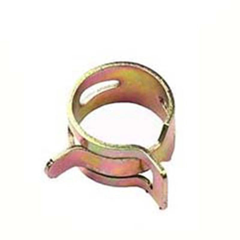 10 Pack 6mm Spring Clip Hose Line Band Clamp for Vacuum Fuel Oil (N/A)