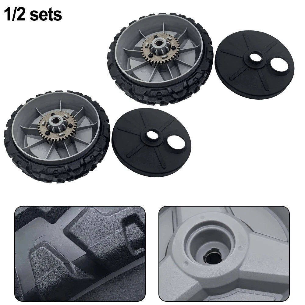 8in Drive Wheels with Dust Covers for Honda HU700AWD HU725AWD (2010–2023)