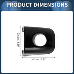 Door Handle Cover Front Left No. 8T0837879 for Audi A4/Avant (2013–2015) Black