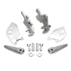 Silver Front Driver Footrest Pedals Bracket for Kawasaki Ninja ZX-10R (2011–2020)