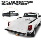 7 Way Round Socket Power Connector for Chevrolet Silverado 1500 (2019–2023)