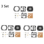 Set of 3 Carburetor Repair Kits for Walbro K22-HDA Chainsaw