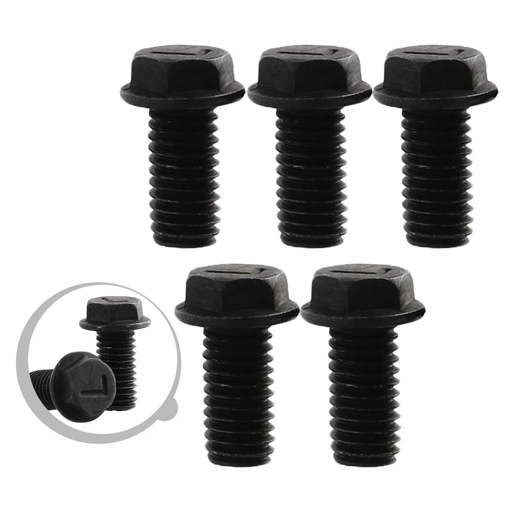5pcs M8 x 18mm Left Hand Thread Hex Flange Saw-Blade for Cutting Machine