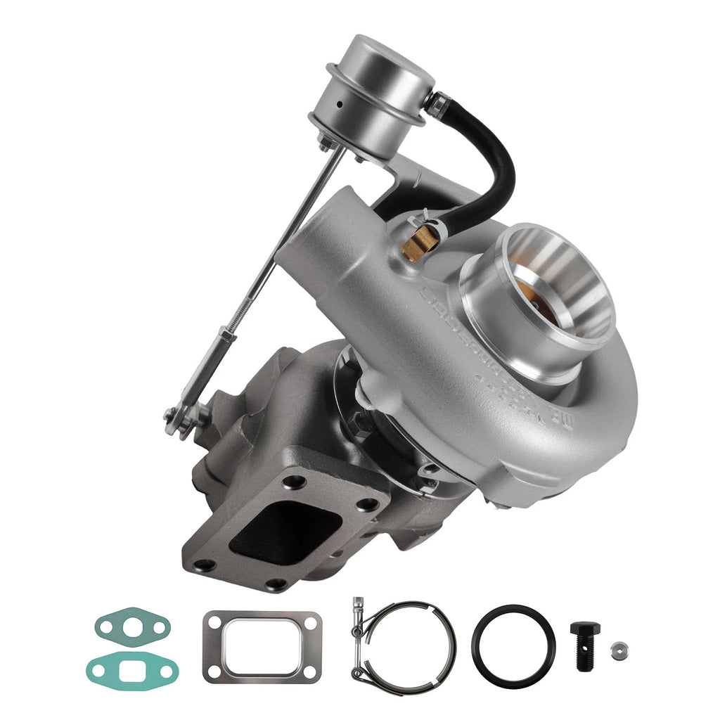 T04E T3 V-band Billet Turbocharger with Internal Wastegate for Universal (Up to 420 HP)