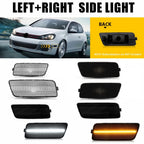 Clear/Smoked Lens Side Marker Lights for VW MK6 Golf GTI (2010–2014)