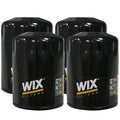 Set of 4 WIX Spin-On Lube Engine Oil Filters for Ford Lincoln Mazda Mercury