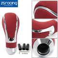 Red Leather Automatic Shift Knob for Universal Vehicles