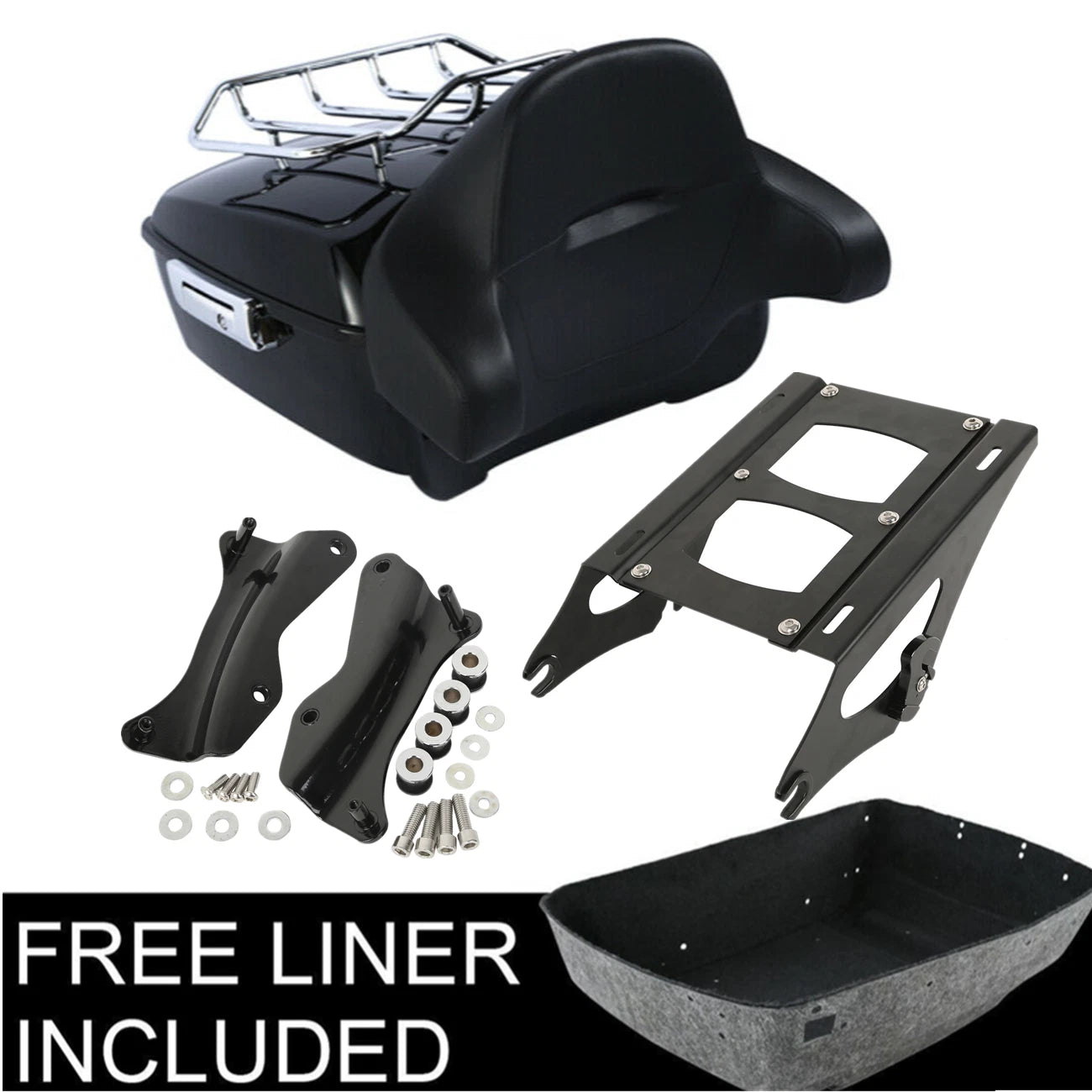 Trunk Mount Rack with Docking Kit for Harley Touring (2014–Present)