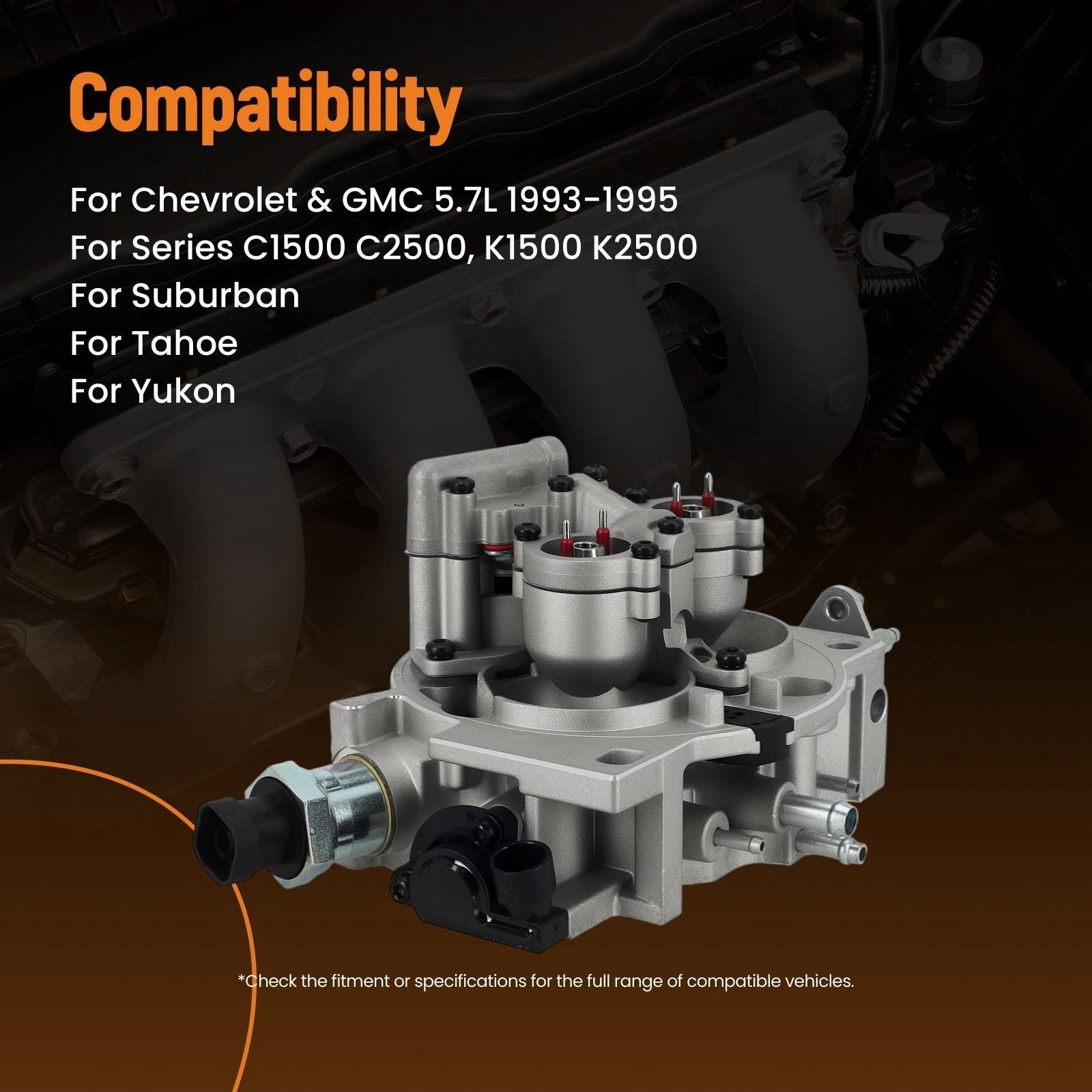 Throttle Body for Chevrolet GMC 5.7L (1993–1995) 17093030