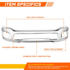 Front Bumper Protector for Ram 2500 3500 (2019–2024) OE Style Chrome