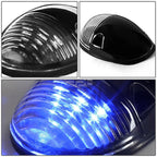 3Pcs Blue LED Cab Roof Running Light Marker Lamps for Silverado Sierra (2002–2007)