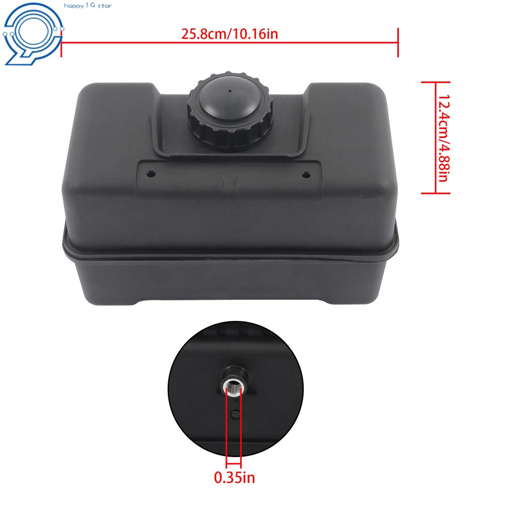 4-Quart Fuel Gas Tank & Shut-Off Valve for Mower (691993)