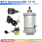 Starter for Polaris Sportsman 800 (2012–2014) W/Bendix, Relay, Key Switch