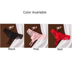 Bow Lace Thongs for Men - Sexy Underwear with Bow Decoration