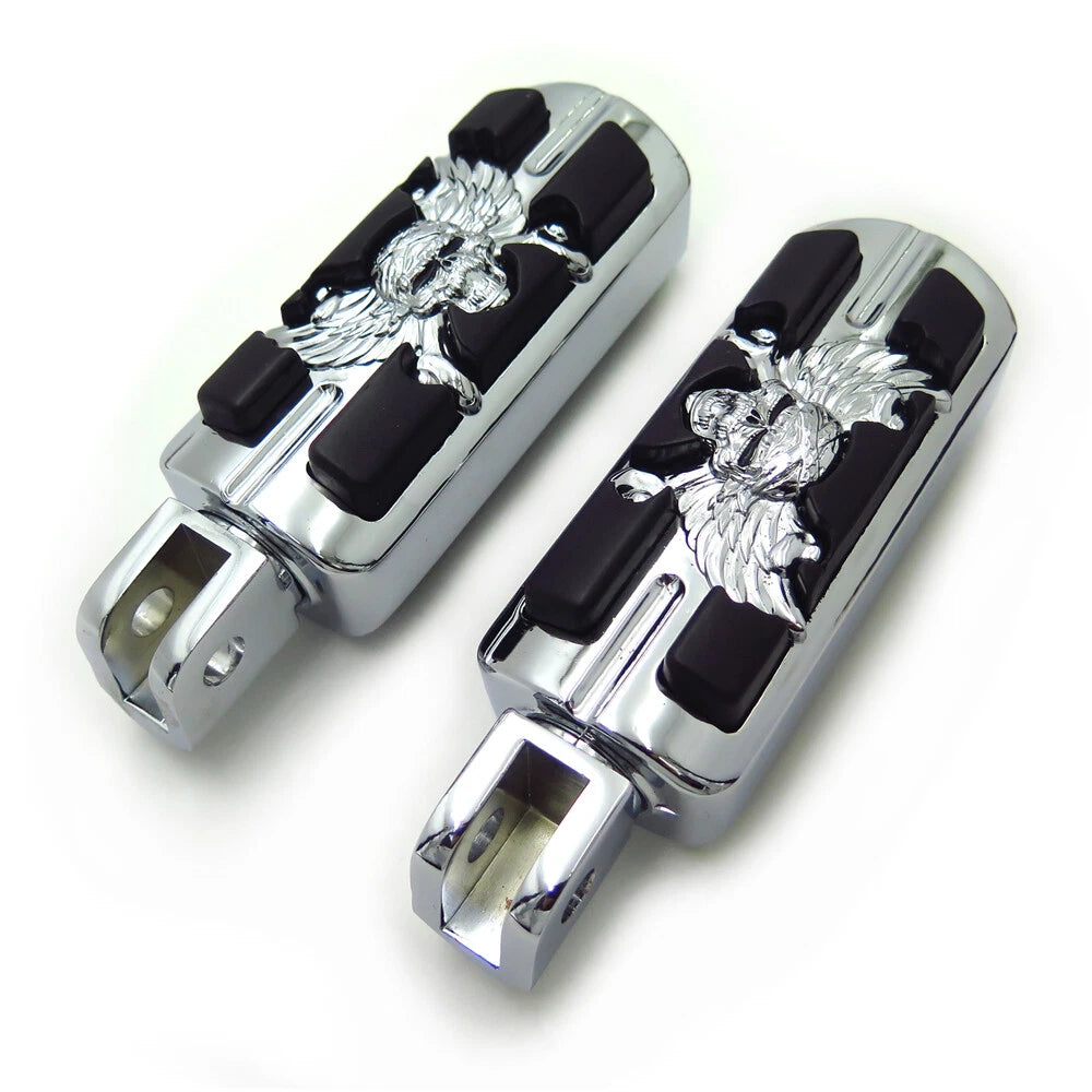 Pirate Skull Footpegs for Suzuki GSX-R 1000 (2001–2015)