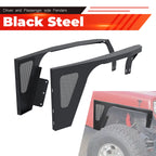 Front Fender Flares for Jeep Wrangler YJ (1987–1995) w/LED Eagle Lights