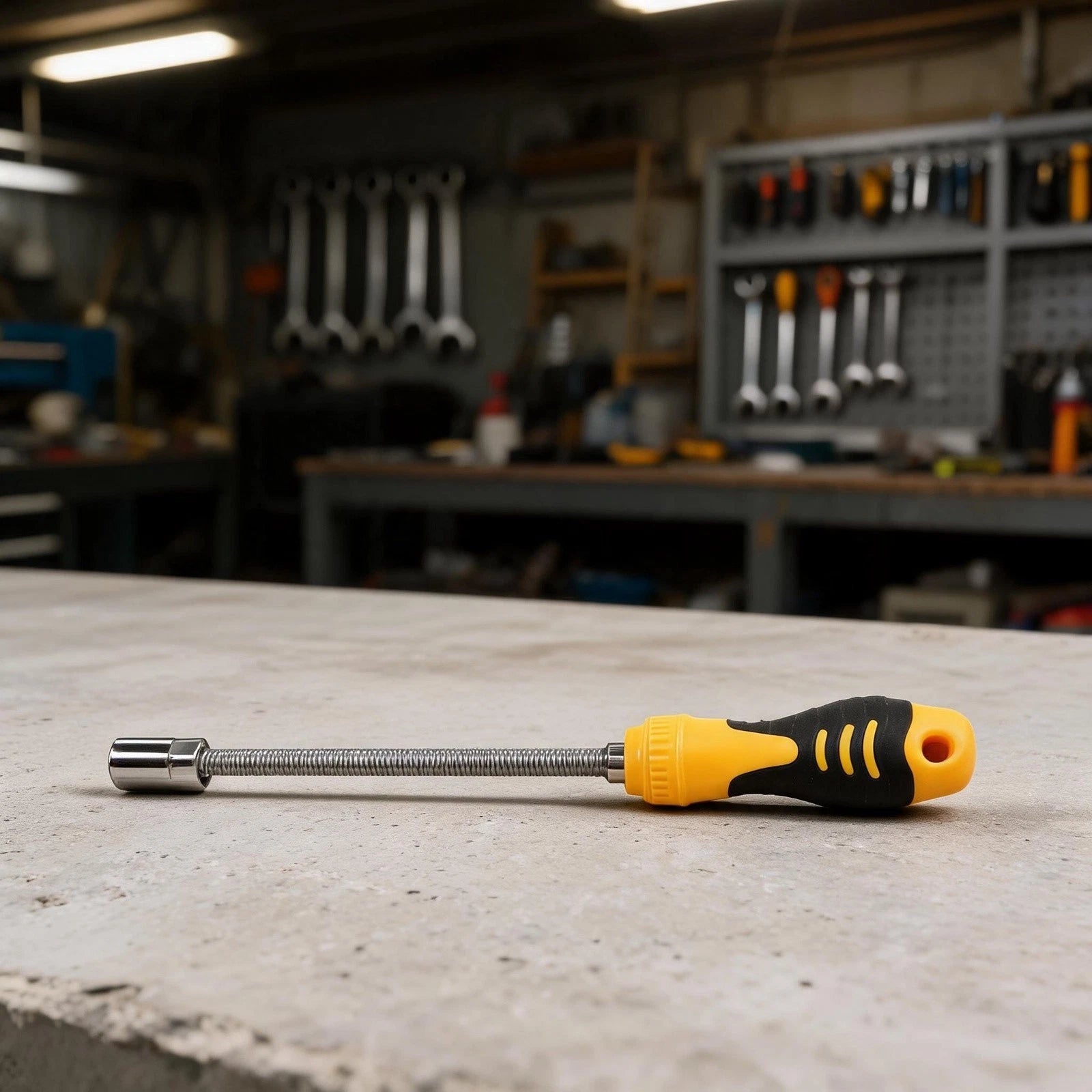 Flexible Socket Screwdriver for 7mm Hexagonal Bits