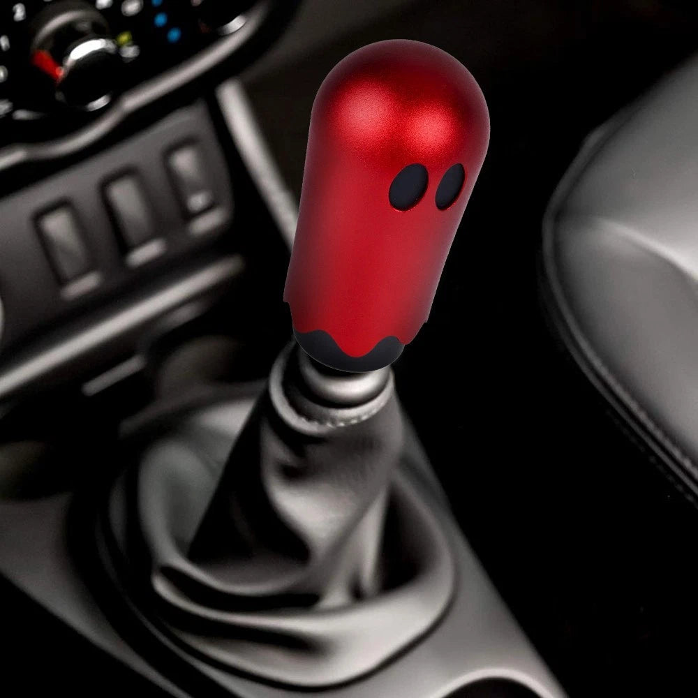 Red JDM Ghost Manual Gear Shift Knob for Universal Fit