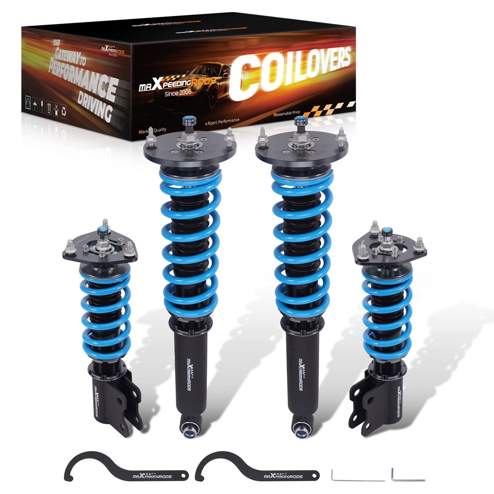 Coilovers for Nissan 240SX (S14) (1995-1998) 24-Way Adjustable Damper