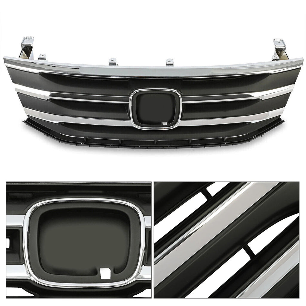 Front Black Grill with Chrome Trim for Honda Odyssey (2011-2013)