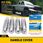 Set of 4 Chrome Door Handle Covers for Dodge Ram 1500 (2002–2008) & Dakota (2005–2011) EPY