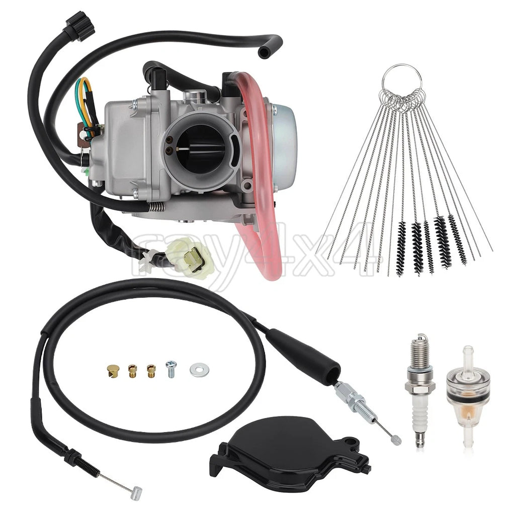 Carburetor w/ Throttle Cable for Kawasaki Prairie 300 (1999–2002) KVF300B KVF300A