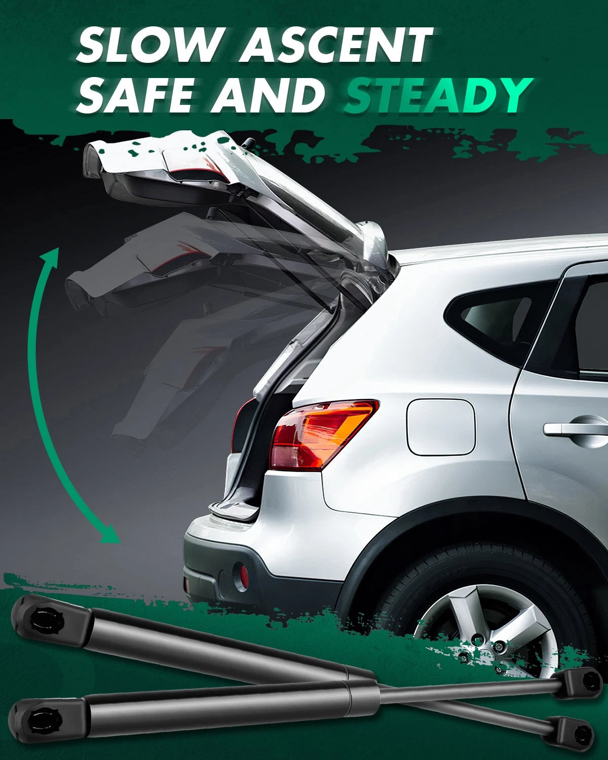 2X Rear Trunk Lift Supports Gas Struts for Hyundai Sonata (2002–2005)