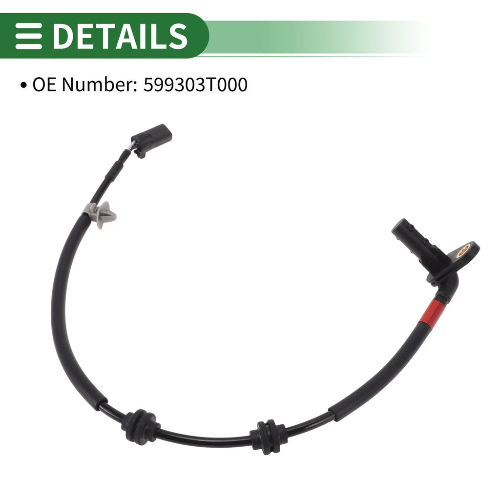 ABS Wheel Speed Sensor No. 599303T000 for Kia K900 (2015–2017) Rear Right