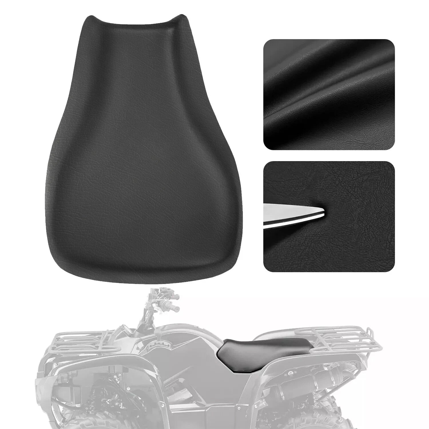 Black Seat Cover for Grizzly 550 2009–2014, Grizzly 700 2012–2015