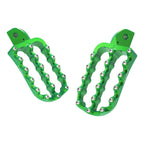 Set of 2 Aluminum Foot Pegs for Kawasaki KLR650 (1987–2024)