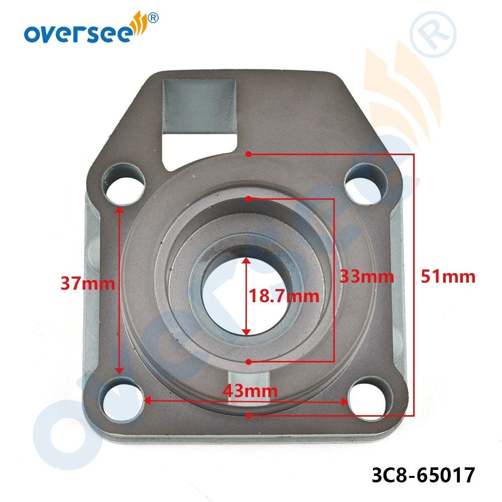 Water Pump Hosing Lower for Tohatsu Outboard 40 50HP (2T, 3 Cylinder) 3C8-65017-0