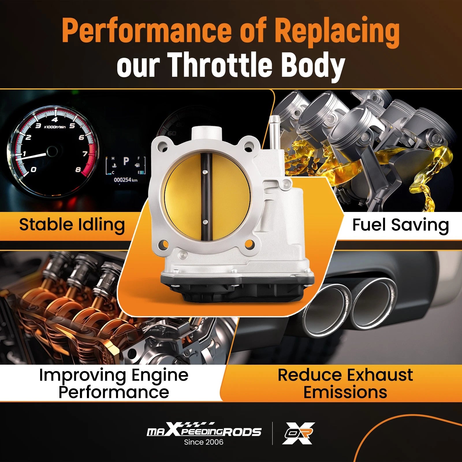 Electronic Throttle Body for Nissan Xterra/Titan/Frontier/Armada (2004–2017) 977-323