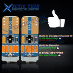 Amber Error-Free LED Bulbs for Honda Accord Civic CR-V Fit (2013-2022)