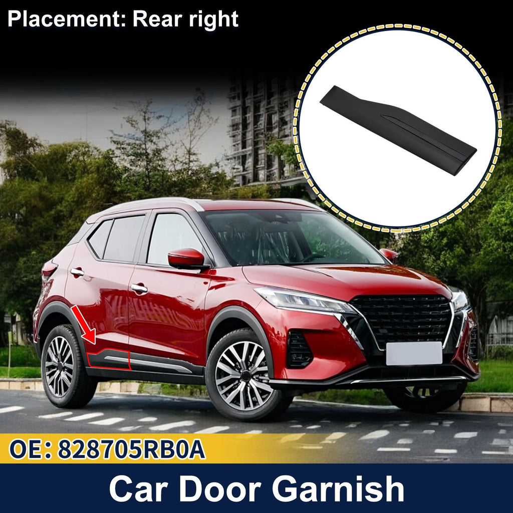 Door Side Lower Trim Rear Right No. 828705RB0A for Nissan Kicks (2018–2023)