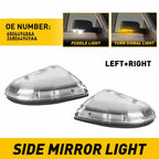 Driver & Passenger Mirror Turn Signal Puddle Light for Dodge Ram 1500 2500 (2009–2014)